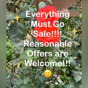Everything Must Go Sale!!!! ✨ Reasonable Offers are Welcome!!!✨